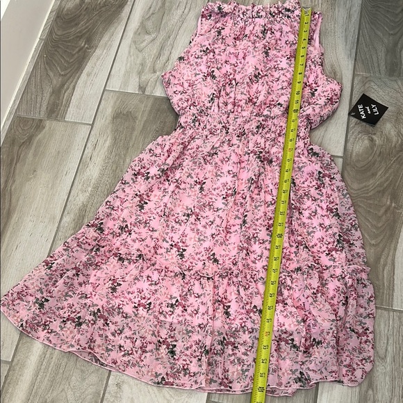 Kate and Lily Pink Floral Sleeveless Dress - Picture 12 of 14